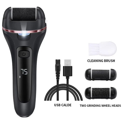 Rechargeable Electric Foot Grinder - USB Powered Callus Remover with Adjustable Speeds, for Men & Women'S Pedicure and Self-Care